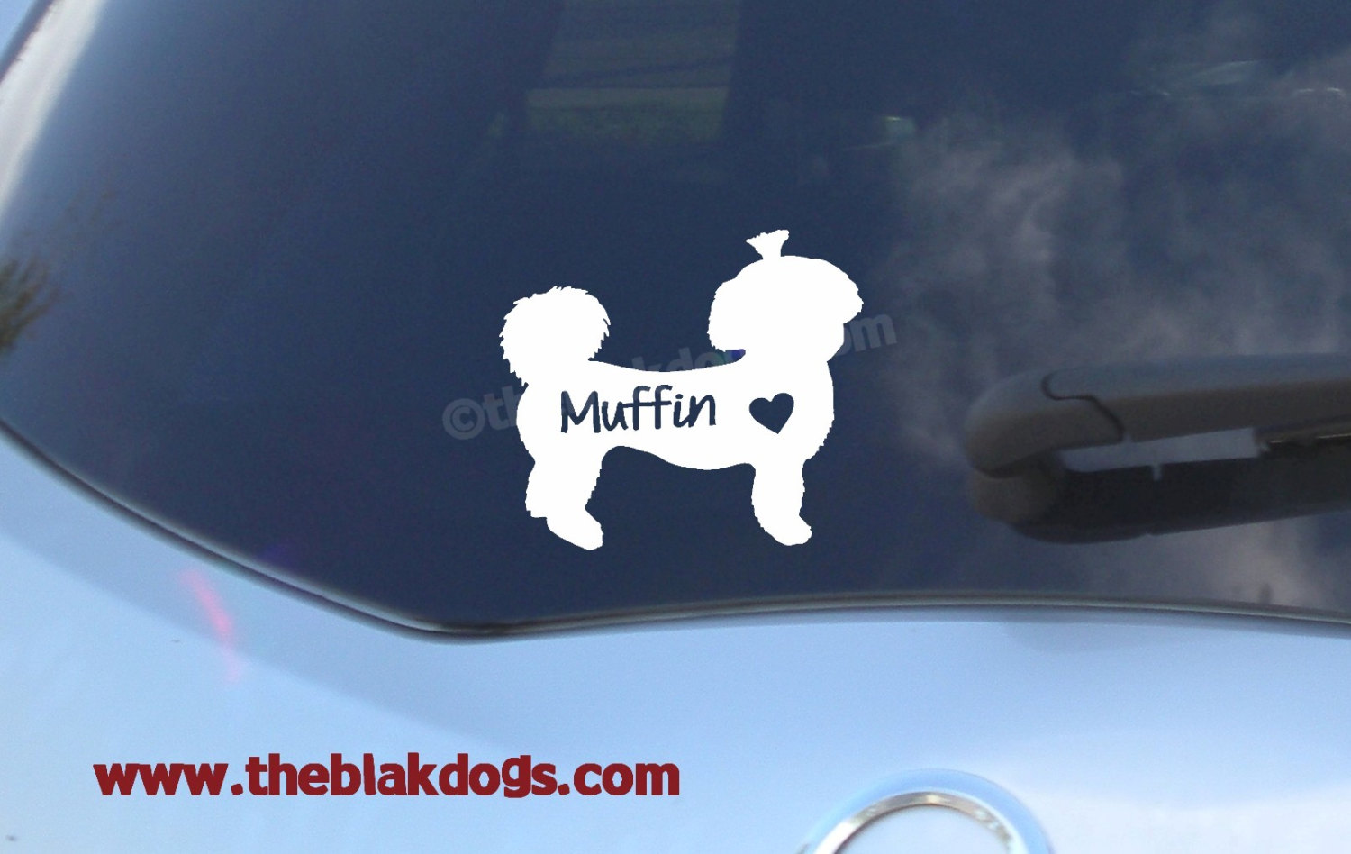 Shih tzu deals sticker for car