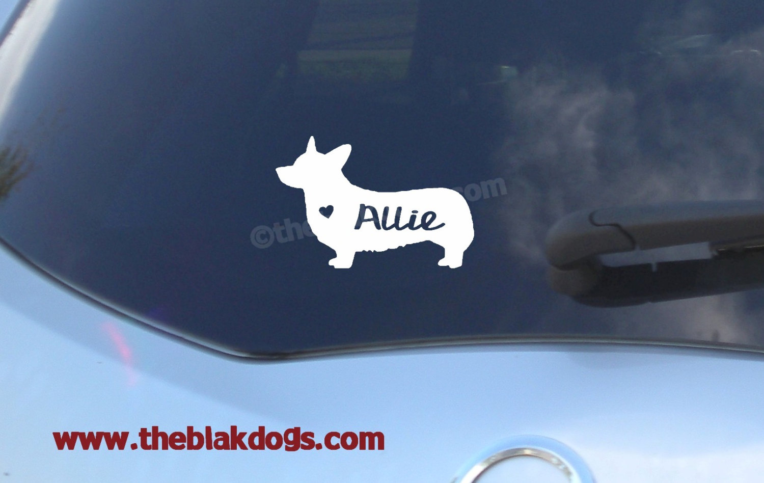 Corgi sales window sticker